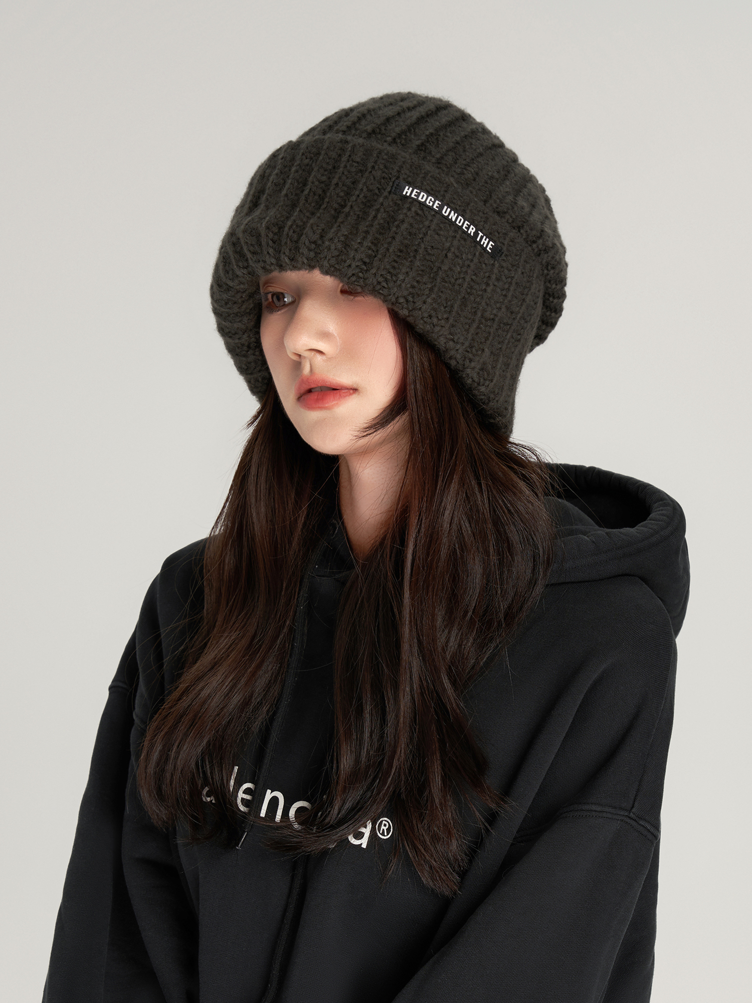 Loose Large – Head Circumference Thickened Wool Knitted Hat: Winter Warm Ear – Protecting Slouchy Beanie